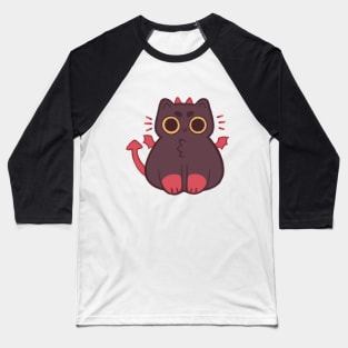 Devil Cat Baseball T-Shirt